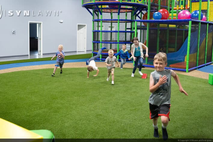 image of SYNLawn Fiji play run wild indoor playground grass